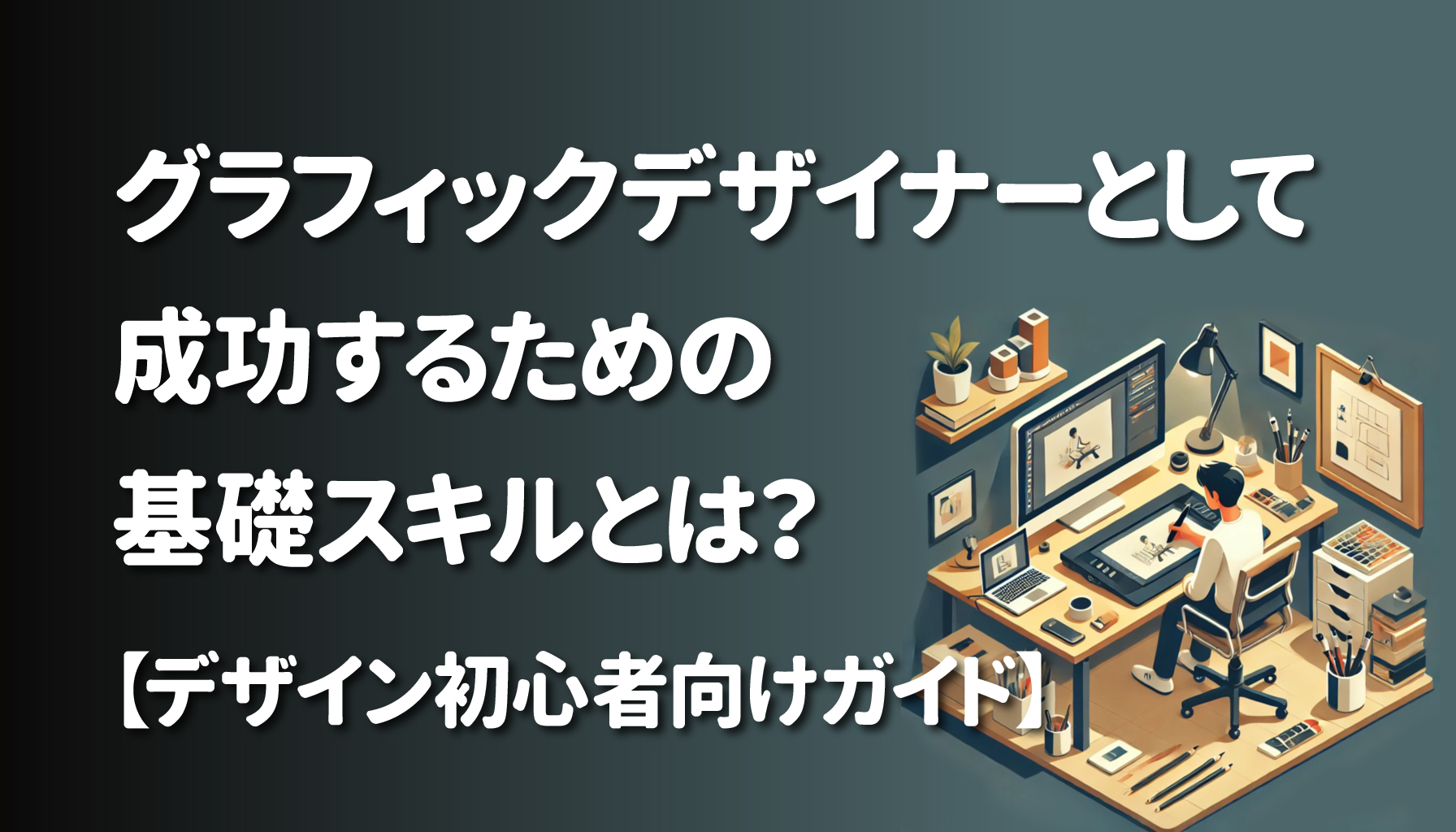 グラフィックデザイナーとして成功するための基礎スキルとは？【デザイン初心者向けガイド】