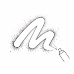 Illustratorでスプレーブラシ風の文字を作る方法